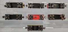 Seven Lionel prewar O gauge freight cars