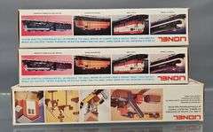 Three Lionel MPC era O freight cars in original boxes