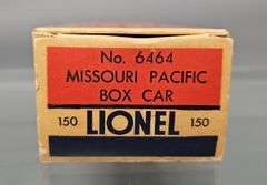 Lionel postwar O 6464-150 Missouri Pacific Box Car in original box