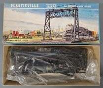 Eight Bachmann Plasticville USA Building Kits in original boxes