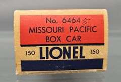 Lionel postwar O 6464-150 Missouri Pacific Box Car in original box