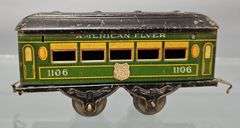 American Flyer prewar O 1106 Union Pacific Passenger car