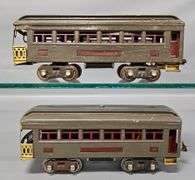 Two Lionel prewar standard gauge Lionel Lines 341 Observation cars