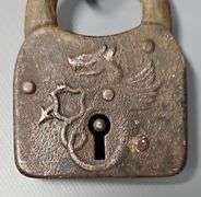 Group of Four Railroad Locks - Agle, Fraim, Excelsior, Miller