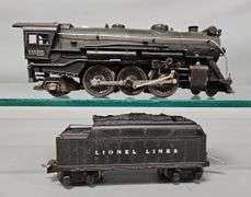 Lionel prewar O gauge 225 steam locomotive with tender