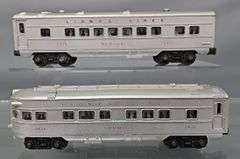 Two Lionel postwar O passenger cars in original boxes