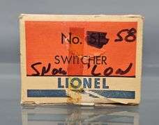 Lionel postwar O 58 Great Northern snow plow with incorrect original box