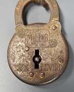 Group of Four Railroad Locks - Agle, Fraim, Excelsior, Miller