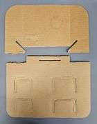 Postwar Lionel Lionelville Cardboard Ticket Station