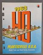 Eight Bachmann Plasticville USA Building Kits in original boxes