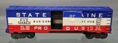 Lionel postwar O 6464-275 State of Maine Bangor and Aroostook box car