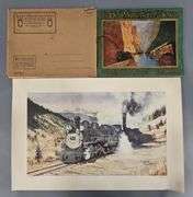 Rocky Mountain Views on the Rio Grande Portfolio in Original Envelope plus Jan P Rons numbered print