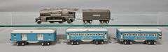 Lionel prewar O gauge steam passenger set