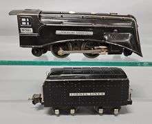 Lionel prewar O gauge 264E Commodore Vanderbilt steam locomotive with tender