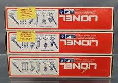 Three Lionel MPC era O box cars in original boxes