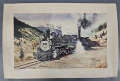 Rocky Mountain Views on the Rio Grande Portfolio in Original Envelope plus Jan P Rons numbered print
