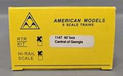 American Models S Scale Central of Georgia Box car in Original Box