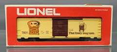 Three Lionel MPC era O box cars in original boxes