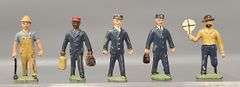 Incomplete Gilbert No. 578 Station Figure Set in Original box