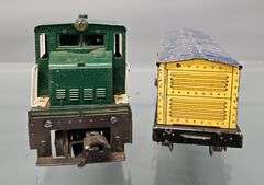Group of Mixed Lionel prewar and postwar O gauge trains