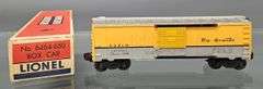 Lionel postwar O 6464-650 Rio Grande box car in original box