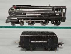 Lionel prewar O gauge Pennsylvania 238 Locomotive and Tender