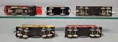 Group of Lionel Junior prewar O gauge trains