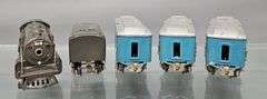 Lionel prewar O gauge steam passenger set