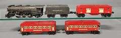 Lionel prewar O gauge Red Comet Steam passenger set