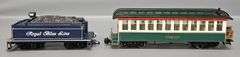 Bachmann G gauge steam passenger set