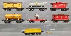 Seven Lionel prewar O gauge freight cars