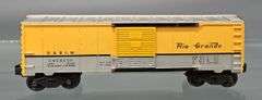 Lionel postwar O 6464-650 Rio Grande box car in original box