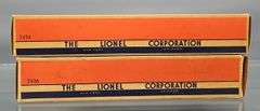 Two Lionel postwar O passenger cars in original boxes