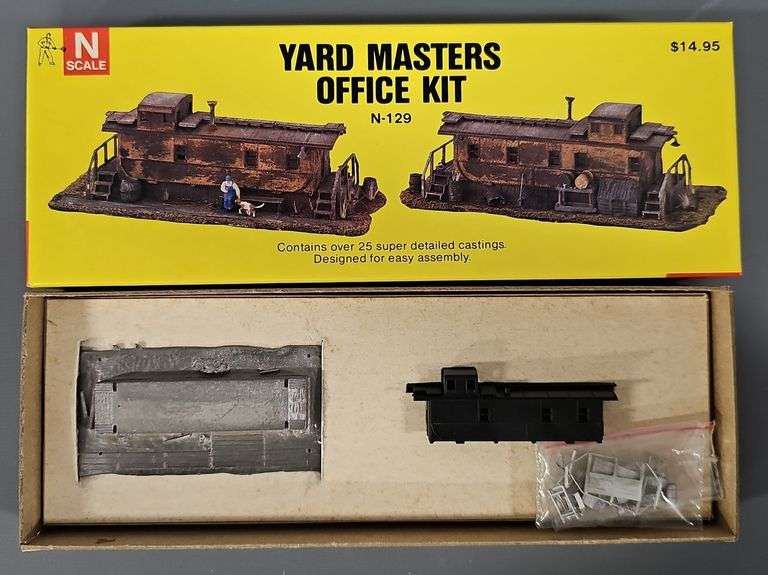 Alloy Forms N Scale Chainlink Fence, Yard Masters Office, Corrugated Iron Fence Kits