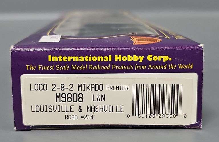 International Hobby Corp L&N 2-8-2 Mikado steam locomotive in original box