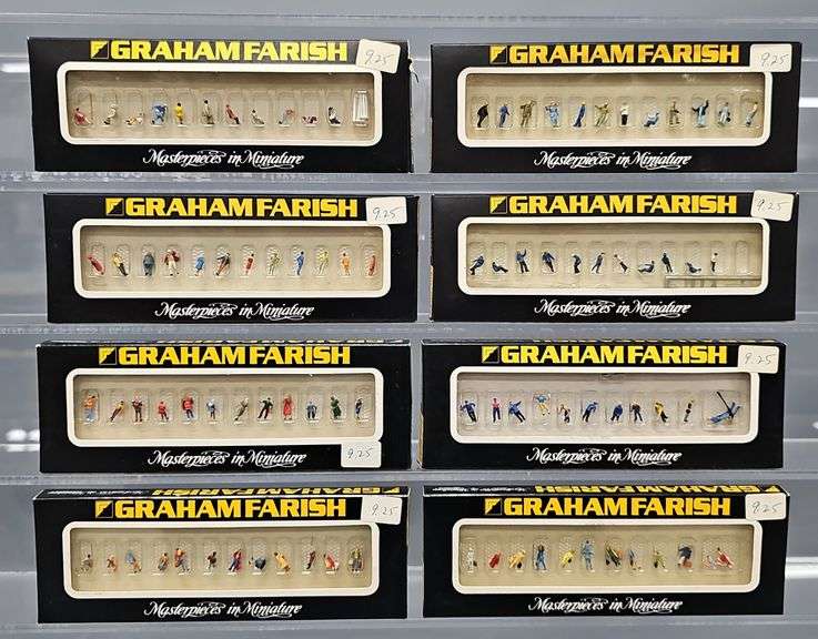Eight Graham Farish N Gauge Figures Sets in original boxes