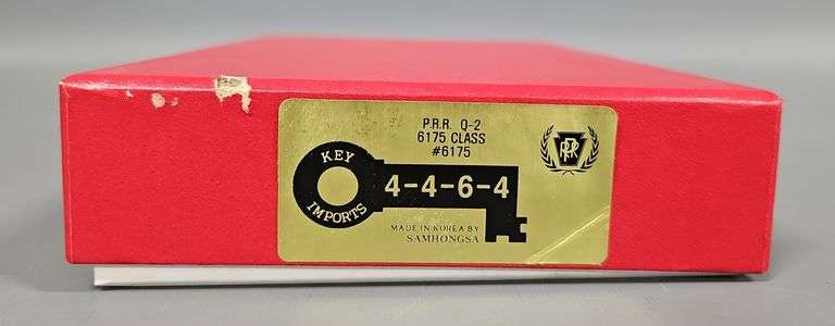 Mint Key Imports N scale brass PRR Q-2 6175 Class 4-4-6-4 steam locomotive in original box