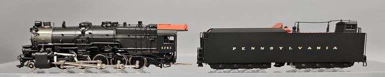 Factory painted Key Imports N Scale PRR 2-10-0 Steam Locomotive