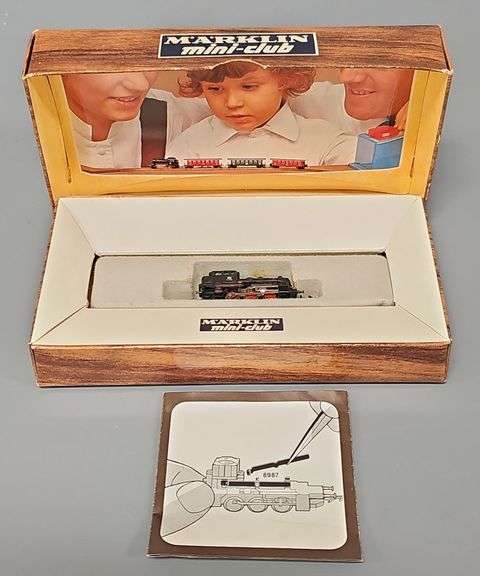 Two Marklin Mini-Club Z Scale Steam Locomotives in Original Boxes