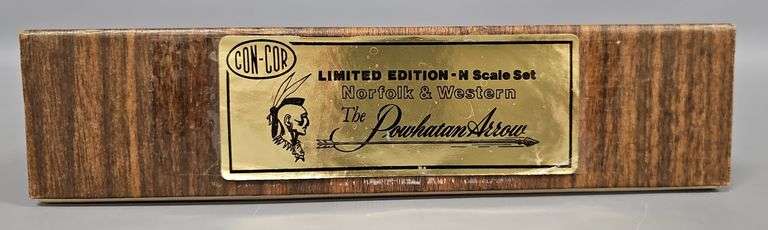 Con-Cor N Scale Norfolk & Western Powhatan Arrow Limited Edition Train Set in original box