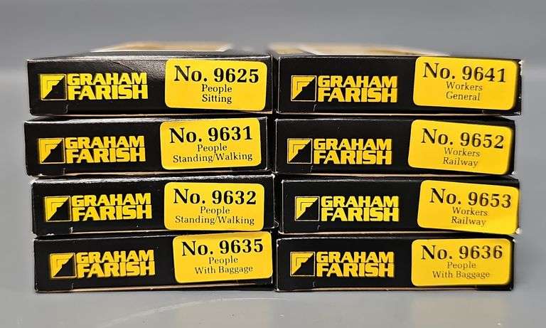 Eight Graham Farish N Gauge Figures Sets in original boxes