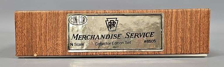 Con-Cor N scale PRR Merchandise Service Collector Edition Train Set #8505