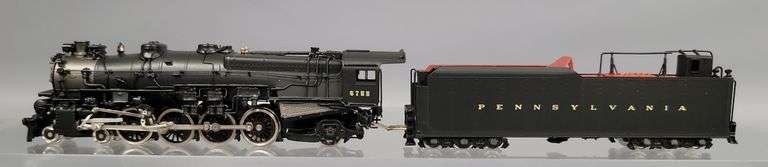 Factory painted Key Imports N scale brass Pennsylvania M1A steam locomotive