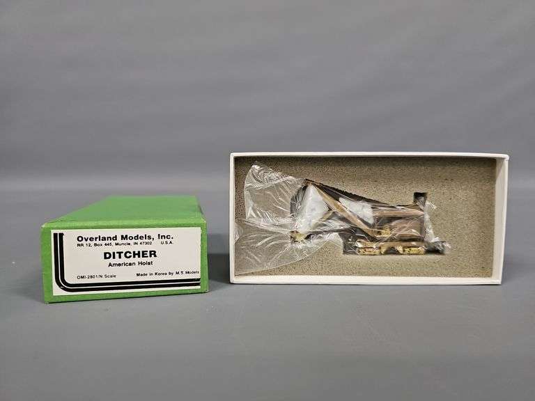 Overland Models N scale American Hoist Ditcher in original box