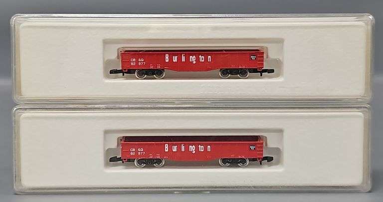 Six Marklin Mini-Club Z Scale Freight Cars