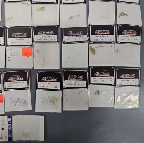 Large Group of Master Creations HO Scale Detail Parts