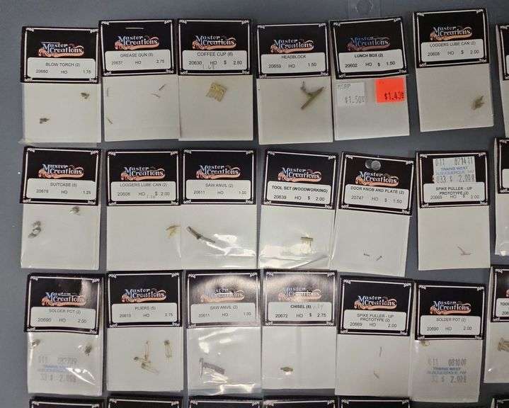 Large Group of Master Creations HO Scale Detail Parts