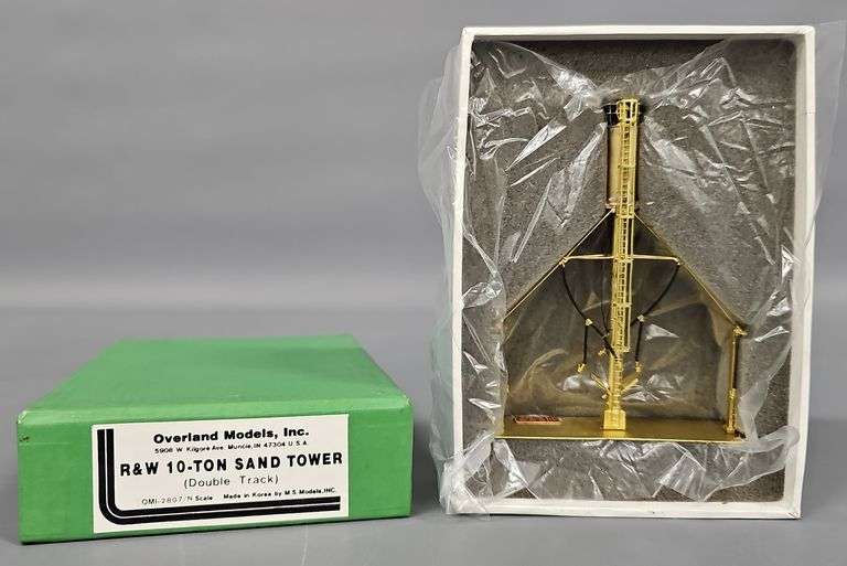 Overland Models N scale R&W 10-Ton Sand Tower (Double Track) in original box