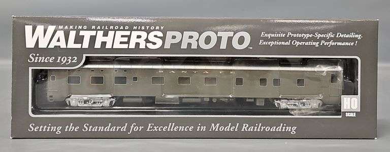Walther's Proto HO Scale 85' Santa Fe San Francisco Chief Pullman Standard "Valley" Series 6-6-4 Sleeper 920-9328