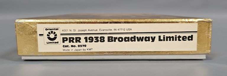 Oriental Limited N scale Brass PRR 1938 Broadway Limited Passenger Car Set in original box
